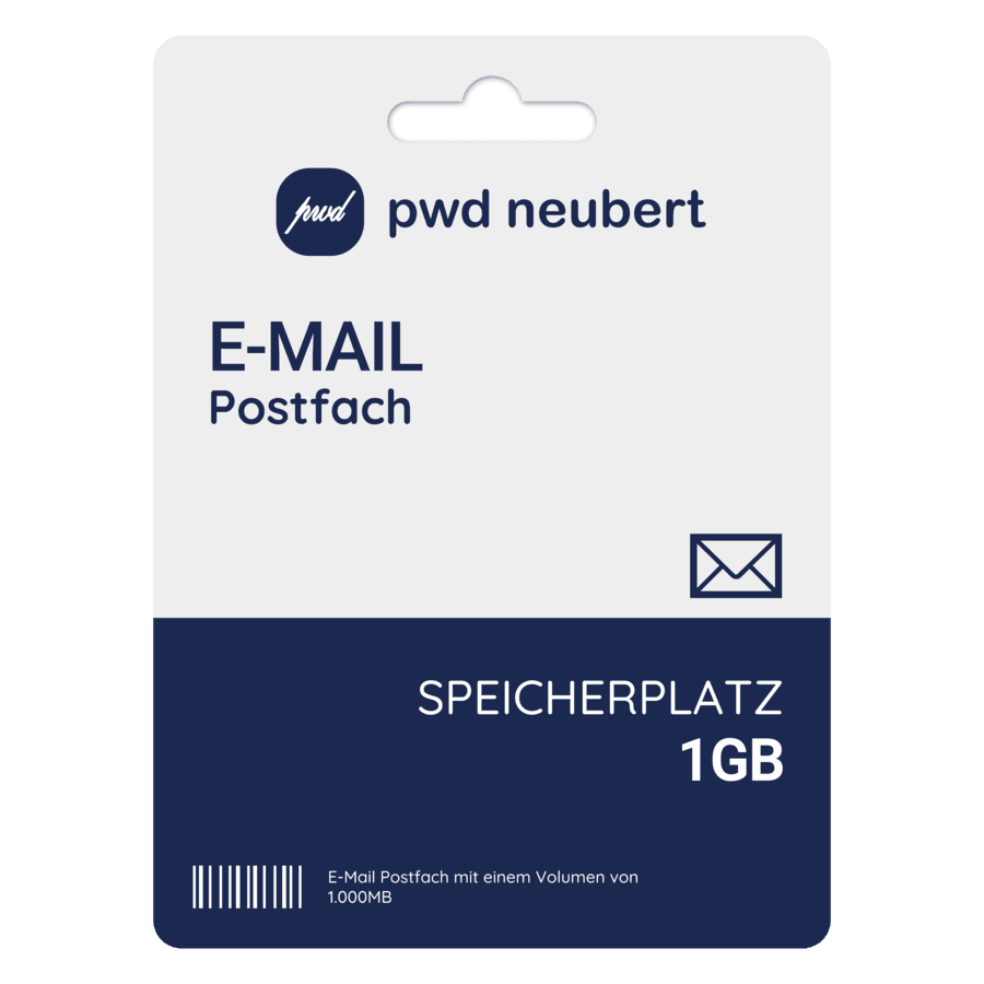 Inklusiv Postfach 1GB - Anzahl 1x