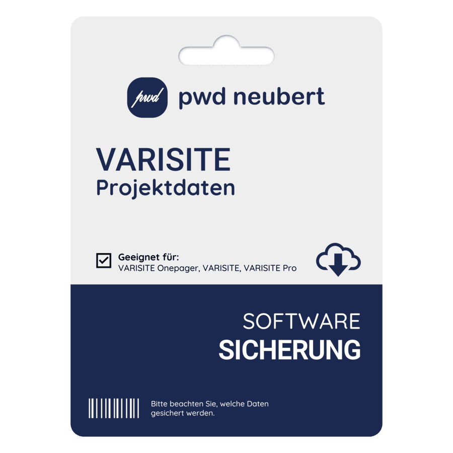 Projektdaten sichern